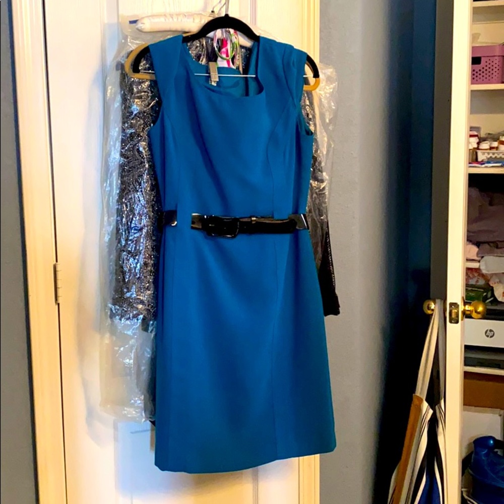 Teal Blue, Tahari Suit Dress Size 10